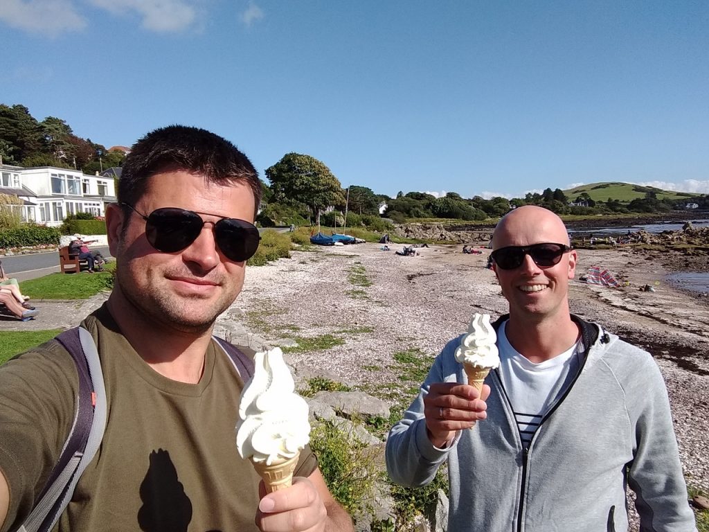 Coastal Road Trip, Rockcliffe, Ice cream, Julian, Jarno